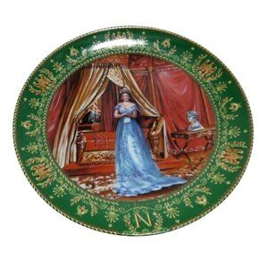 Le Souvenir Limited Edition JOSEPHINE and NAPOLEON Plate from 1986 Vintage